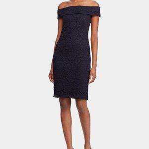 SOLD | Lauren Ralph Lauren Blue Lace Sheath Dress